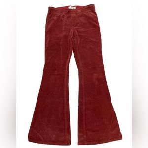Free People Penny Pull on Corduroy Flares size 29